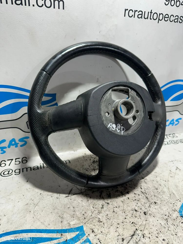 .Volante Pele Perfurada Original 3 Braços Sline Audi 8P0419091C 2004 - 2008 - 6