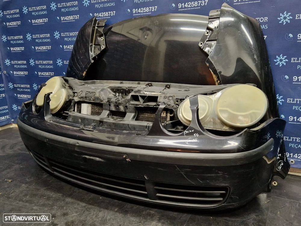 Frente completa usada VW POLO 9N 1.2 capot parachoques oticas radiadores - 2