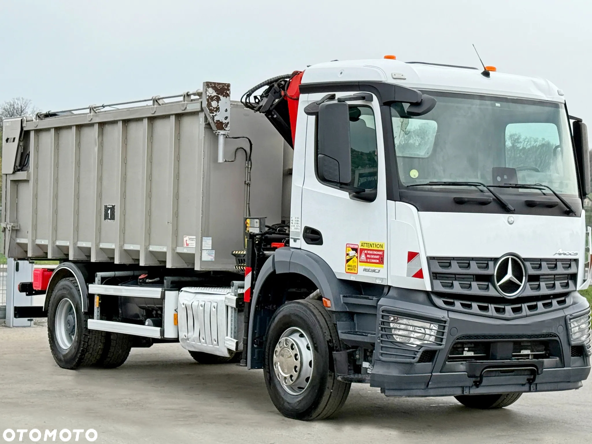 Mercedes-Benz AROCS 1830 * WYWROTA 5,00 * PK 7.501 SLD A + PILOT - 4