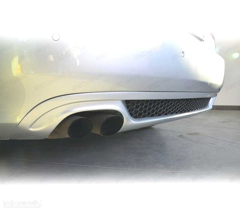 DIFUSOR PÁRA-CHOQUES TRASEIRO AUDI A5 07-11 DUPLA SAIDA ESQUERDA - 6