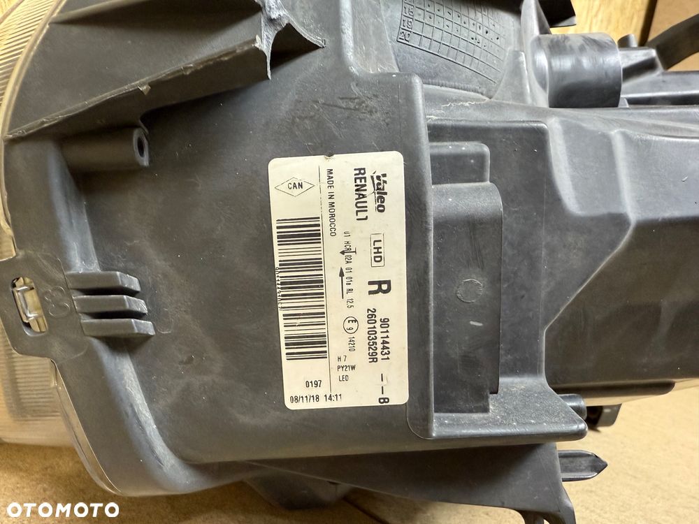 LAMPA PRZÓD PRAWA PRZEDNIA PRAWA H7 LED DACIA SANDERO II LIFT 260103529R - 16