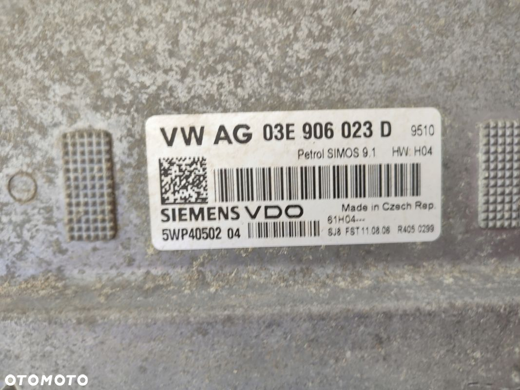 Sterownik komputer silnika VW POLO IV 9N LIFT 1.2 12V 03E906023D EUROPA - 4