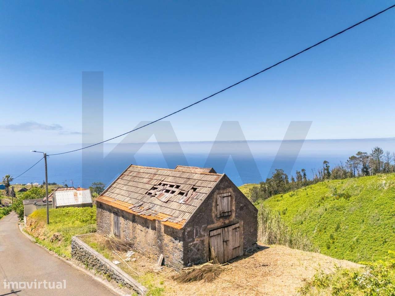 Moradia, Ruína e Palheiro com 2.518m2 de terreno, Vista Oceânica Infi - Grande imagem: 2/33
