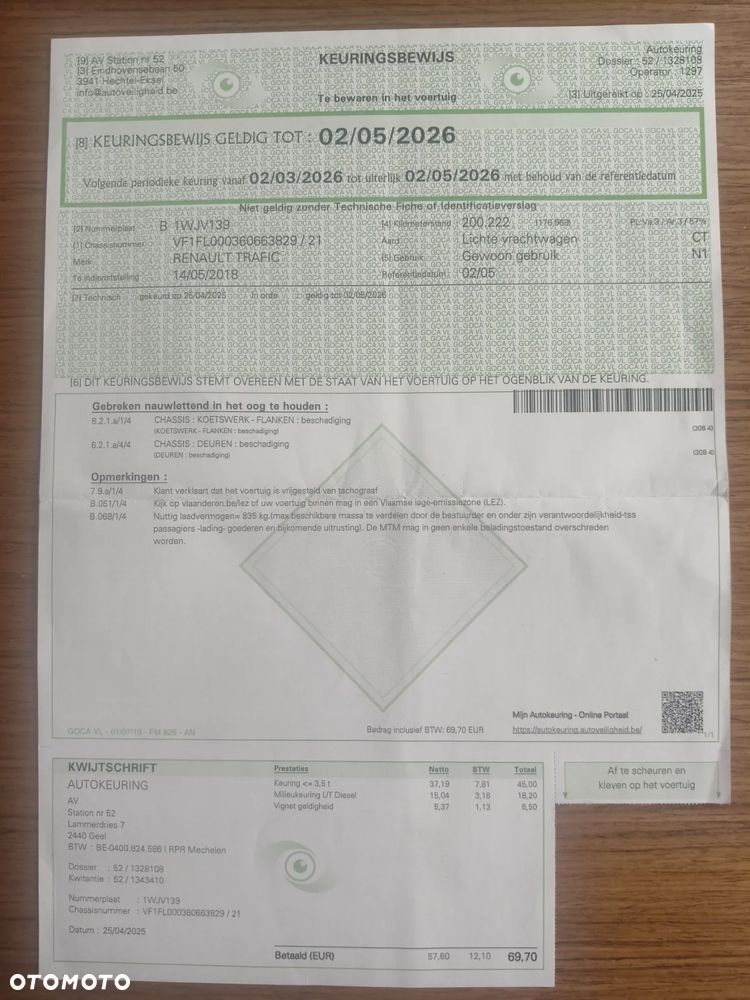 Renault TRAFIC LONG BRYGADÓWKA 6 OSÓB - 31