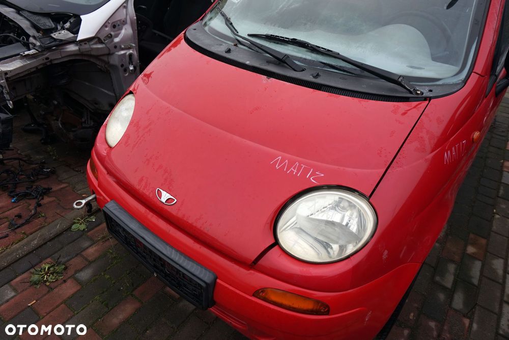 MASKA ZDERZAK BŁOTNIKI LAMPY MATIZ M100  DAEWOO 1998-2007 CZERWONY PRZÓD KOMPLETNY - 3