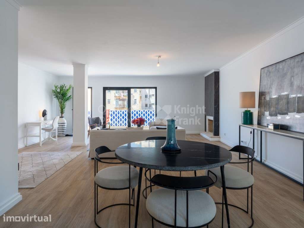 Penthouse T3 com terraço, garagem e vista sobre Lisboa em Arroios - Grande imagem: 3/32