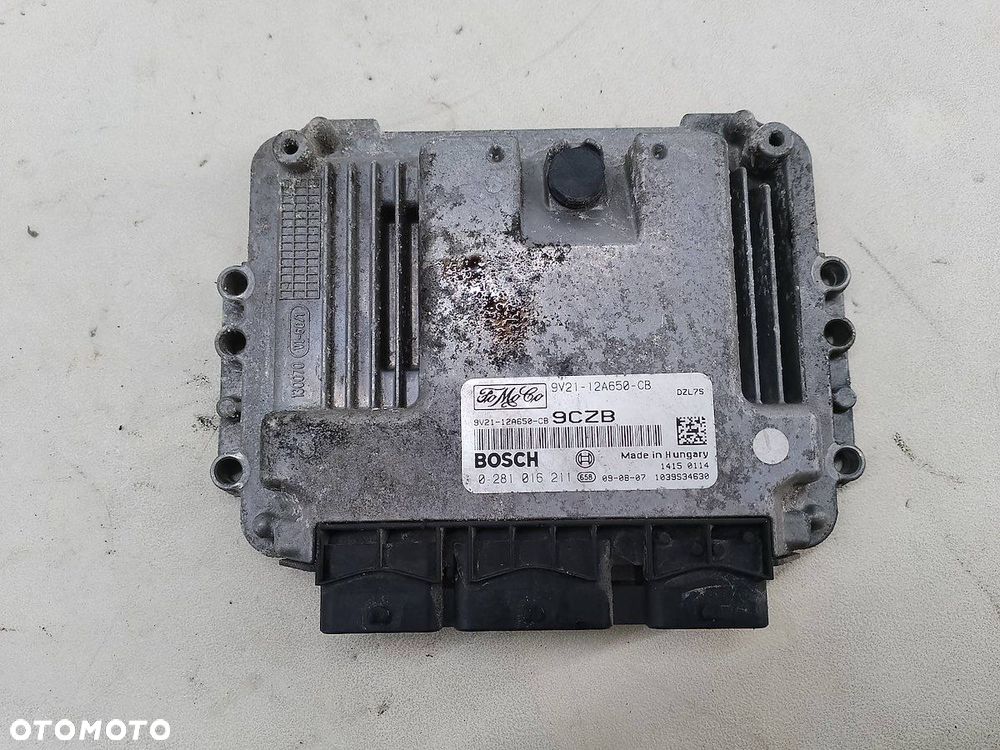 KOMPUTER, STEROWNIK FORD FIESTA MK7 9V21-12A650-CB 0281016211  BOSCH 1.6 - 2