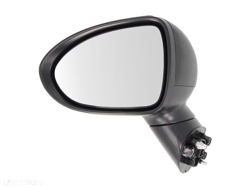 Oglinda exterioara Kia Rio (Ub), 09.2011-12.2016, stanga/dreapta, reglare electrica; grunduit; incalzita; geam convex; cromat; 5 pini, View Max - 1