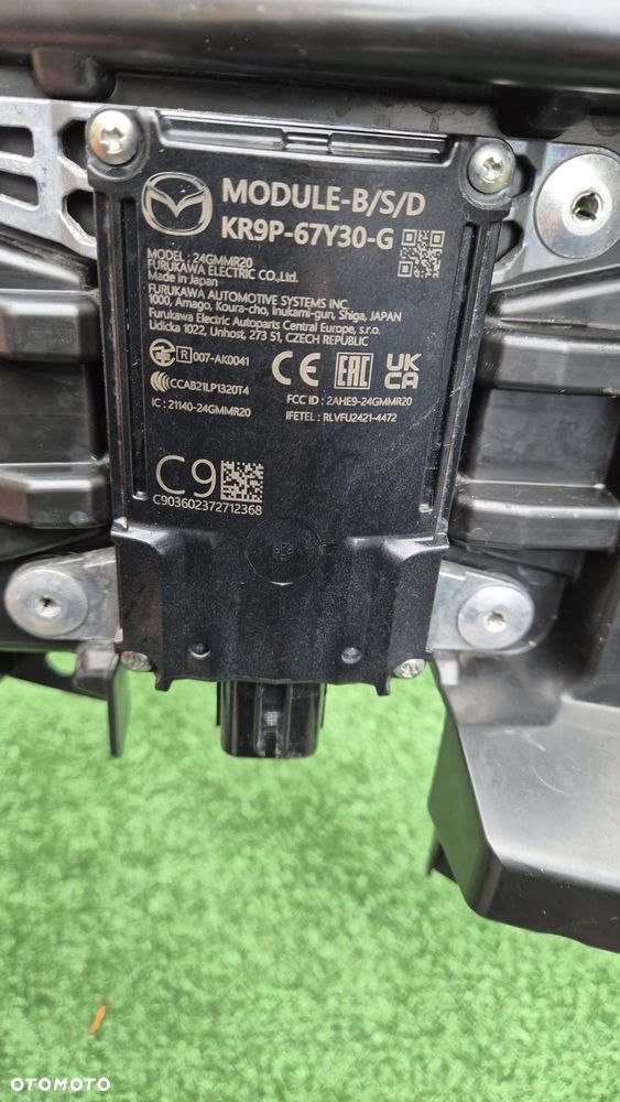 MAZDA 3 CX-30 CX60 CX80 CX90 RADAR ze wspornikiem Moduł Wspornik KR9P67Y30G KR9P BHSC502A1 BHSC - 3