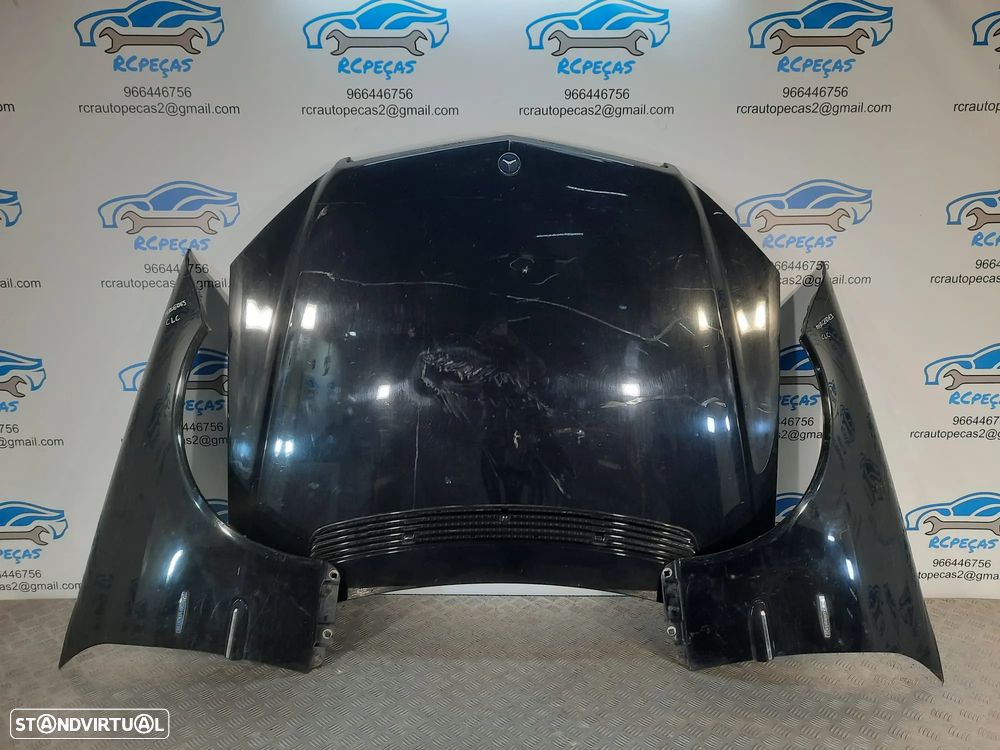 FRENTE COMPLETA MERCEDES BENZ CLC W203 CAPOT PARACHOQUES GUARDA-LAMAS OTICAS RADIADOR VENTILADOR FRENTE FIBRA REFORÇO - 9