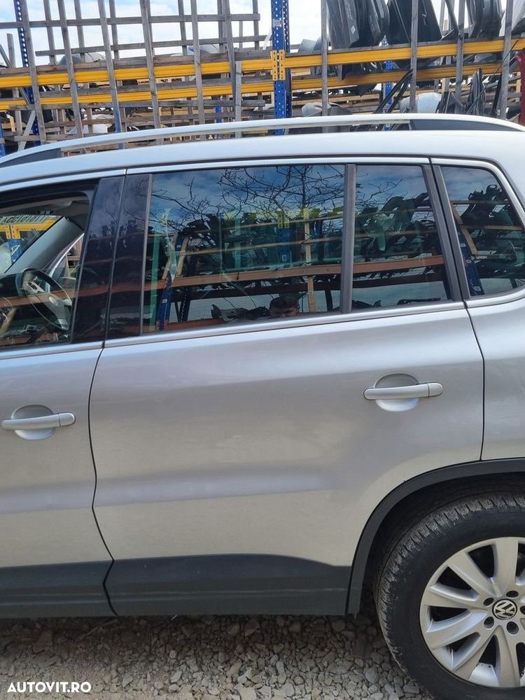 Usa Stanga Spate Volkswagen Tiguan 5N 2007 - 2011 SUV 4 Usi SILVER (1481) - 1