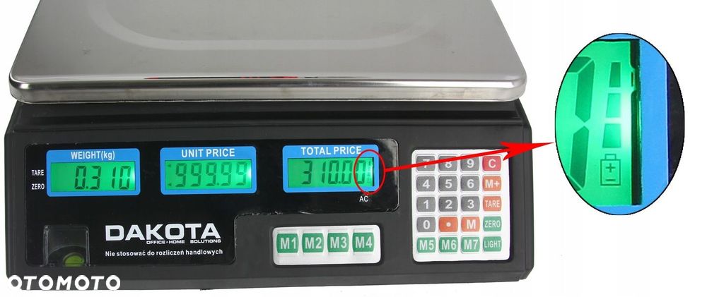 WAGA ELEKTRONICZNA 40KG DLA DOMU I BIZNESU - 9