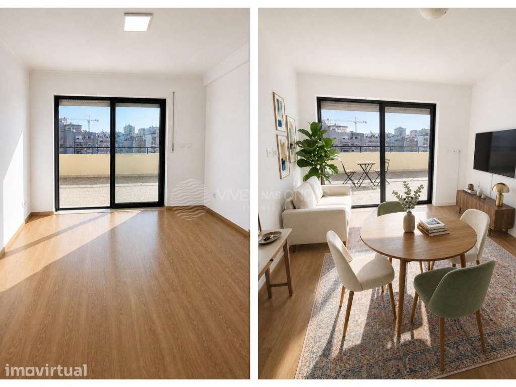 Apartamento T2 Duplex Recuado com Terraço de 30 m² - Exclusividade ... - Grande imagem: 3/21