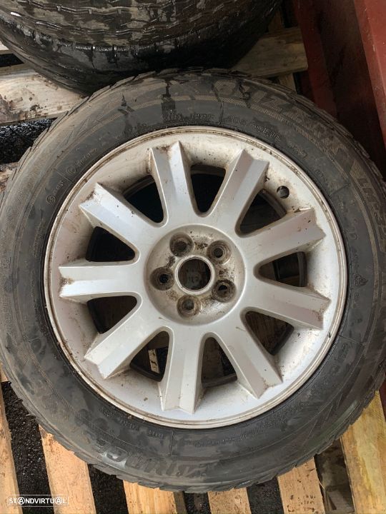 5 Jantes R16 5x100 com pneus 205/60/R16 - 1