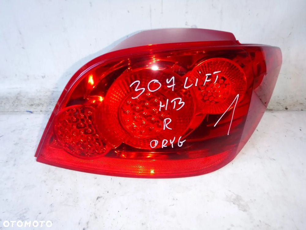 peugeot 307 lift hb lampa tył prawa nowa oryginał wkład tylna - 1