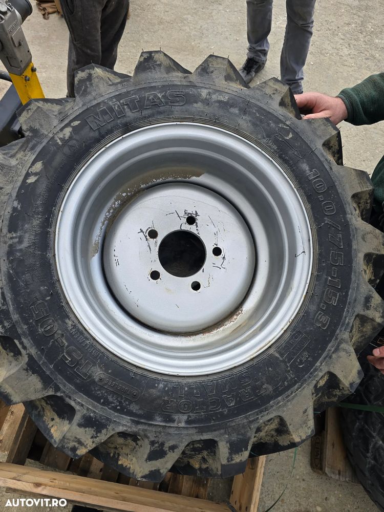 Set 4 Jante si Cauciucuri Mitas Noi 10.0/75-15.3 - 6