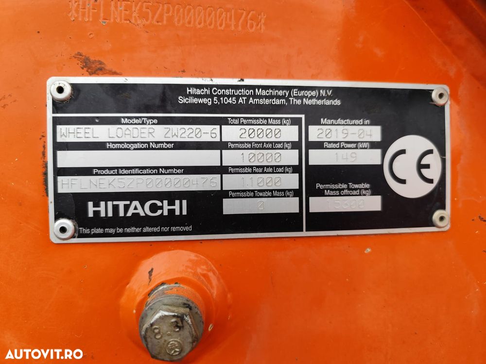 Hitachi ZW220-6 - 10