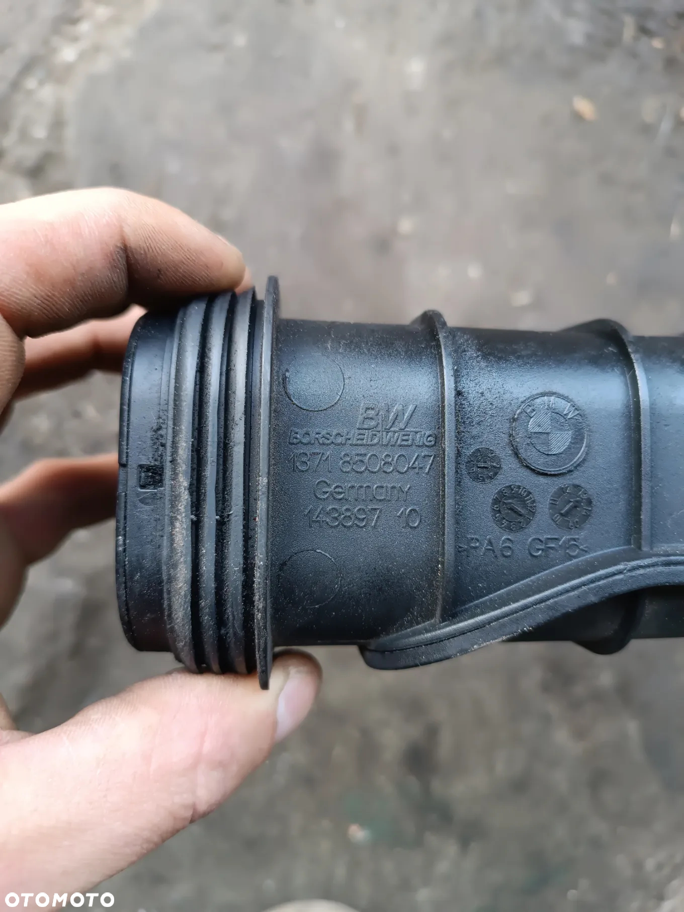 BMW 5 F10 F11 RURA INTERCOOLERA PRZEWÓD POWIETRZA  8512285 - 3