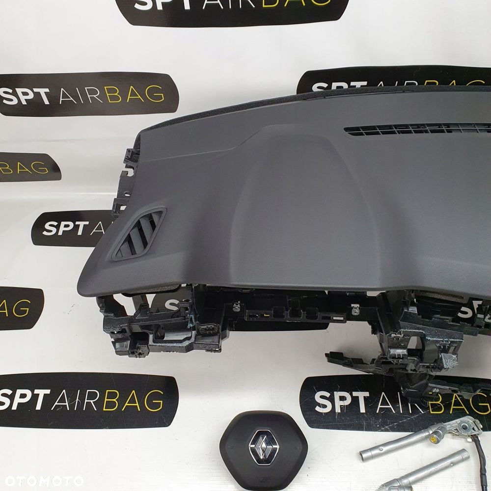 RENAULT CAPTUR II DESKA ROZDZIELCZA KONSOLA KOKPIT PULPIT PODUSZKI AIRBAG AIR BAG PASY KIT SET - 2