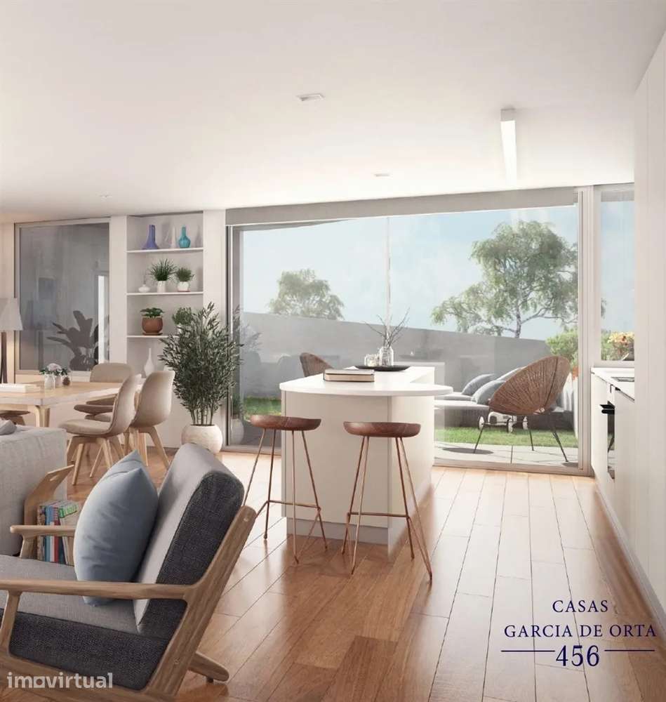 Apartamento T2 de Luxo com Jardim | Localização Premium no Porto - Grande imagem: 2/15