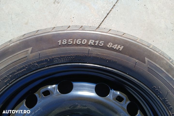 Roata de rezerva R15 6C0601027F 6C0601027G 185/60 R15 6JX15H2 ET38 6C - 2