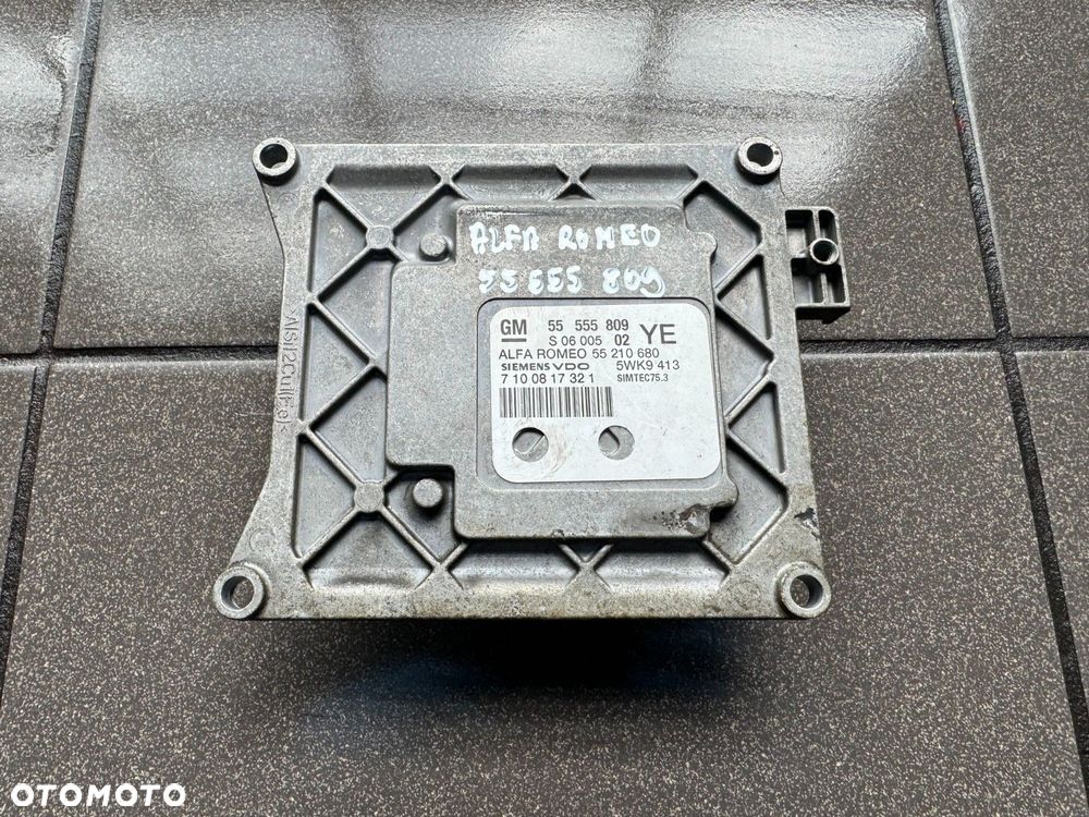 STEROWNIK SILNIKA 1.8 16V ALFA ROMEO 55555809 - 2