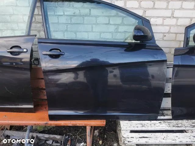 SEAT ALTEA DRZWI PRZÓD PRZEDNIE PRAWE KOMPLETNE CZARNE WYSYŁKA - 1