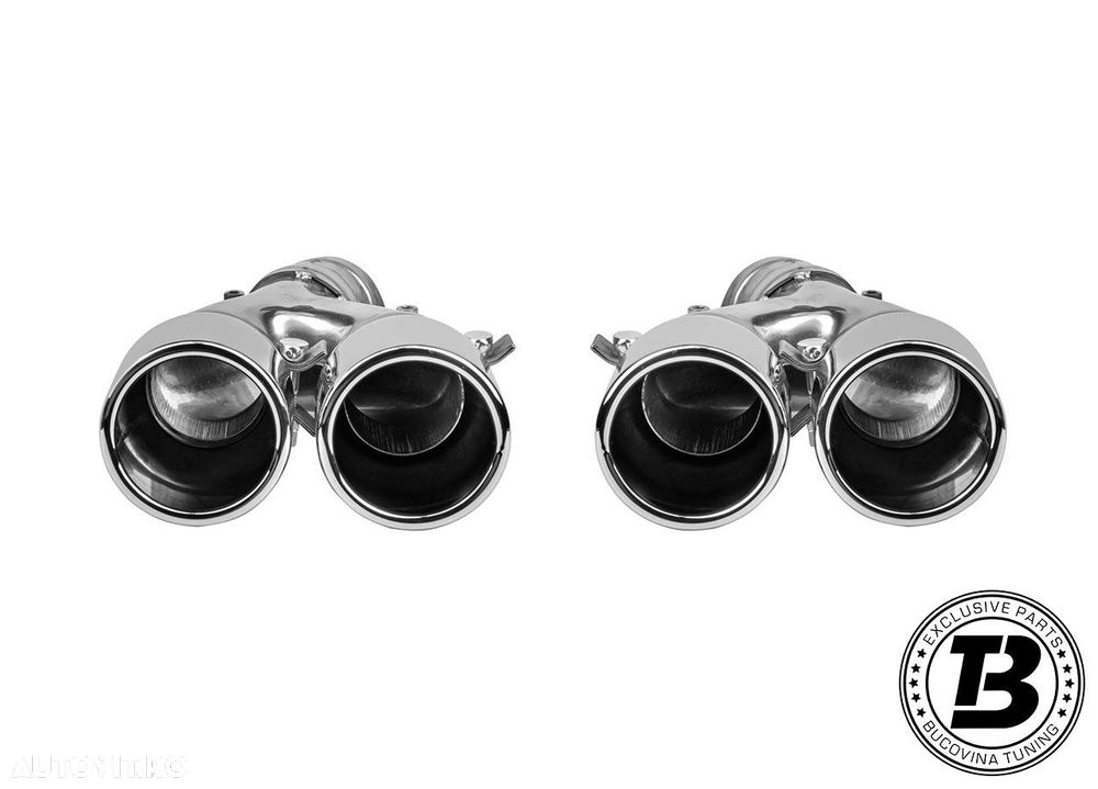 Difuzor Bara Spate cu Ornamente compatibil cu BMW Seria 5 G30 G31 M5 Design - 8