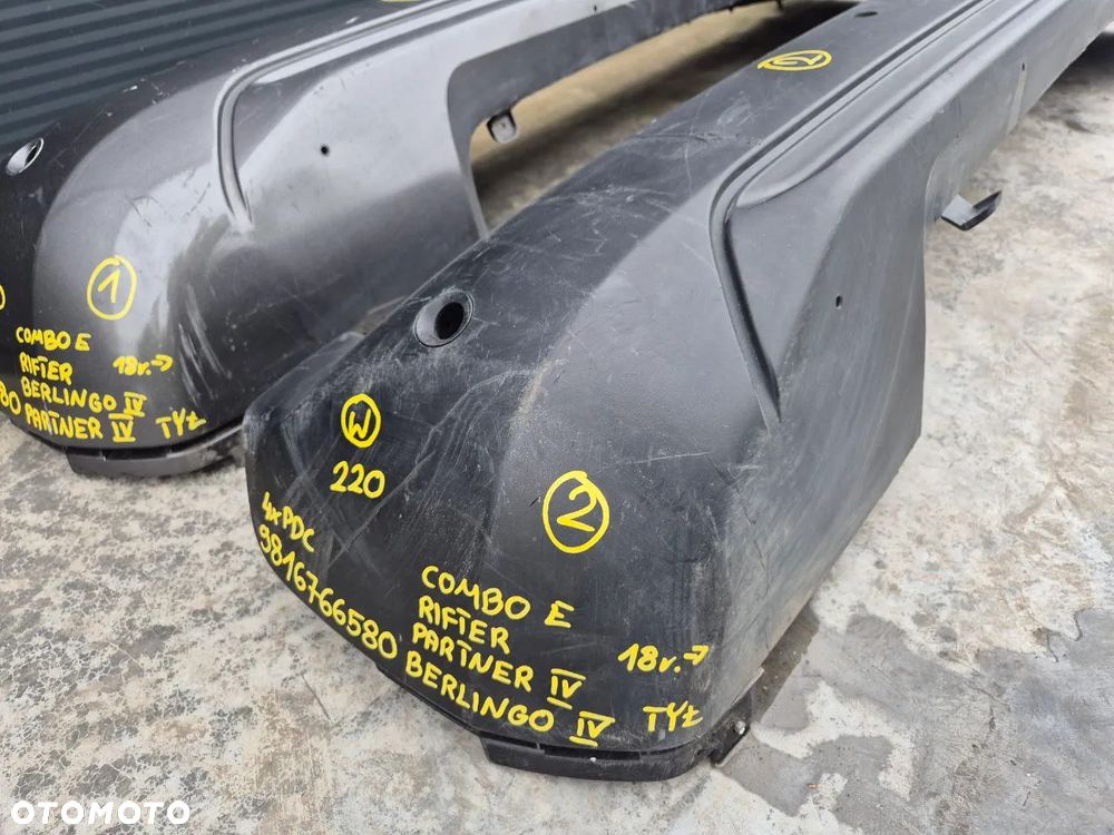 PARTNER BERLINGO IV RIFTER COMBO E ZDERZAK TYŁ / PRZÓD (dostępne 6 zderzaków) - 20