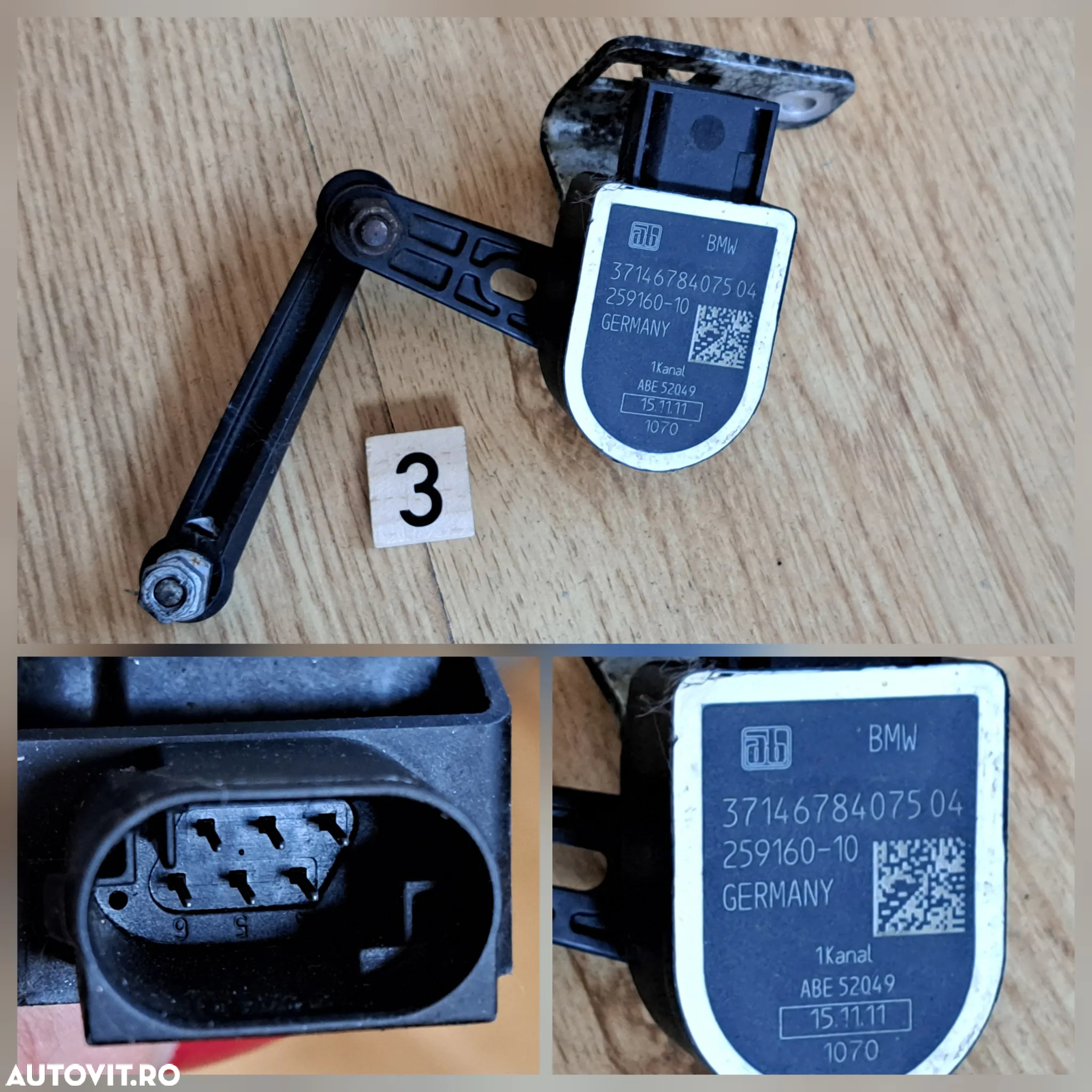 Senzor de nivel original BMW seria 1 2 3 4 5 6 7 x1 x3 x4 x5 x6 z4 z8 - 4