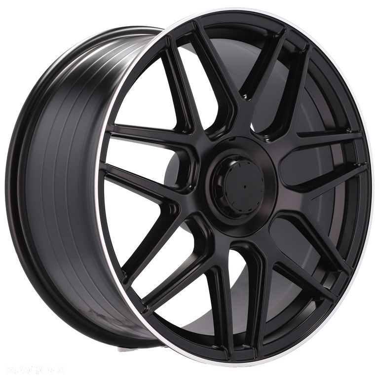4x Felgi 22 m.in. do MERCEDES G W460 W461 W463 W464 Black AMG Style - B5318 (IN7040) - 8