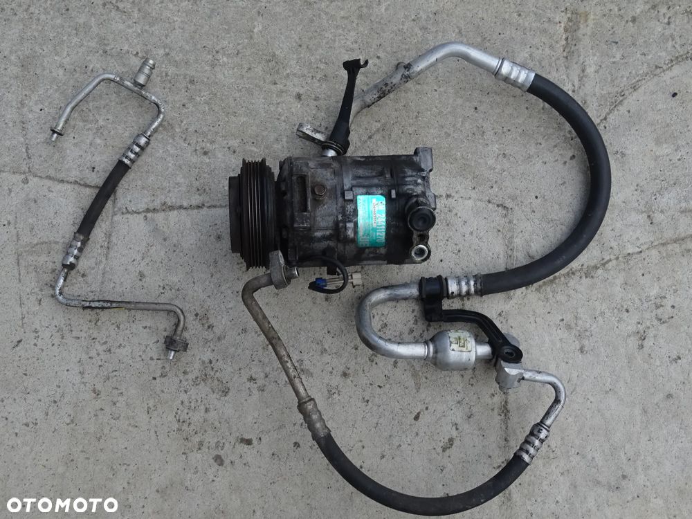 KOMPRESOR SPRĘŻARKA POMPA KLIMATYZACJI OPEL VECTRA C SIGNUM ASTRA H ZAFIRA B 1,8 1,6 UE - 6