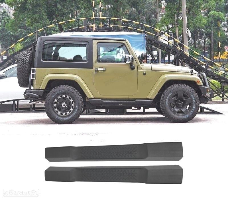 ESTRIBOS JEEP WRANGLER 2P 07-17 PRETO - 1