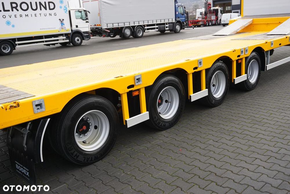 Bodex / NISKOPODWOZIOWA / 4 OSIE / NAJAZDY / 2 X OŚ SKRĘTNA / DMC 65 000 KG / JAK NOWA - 8