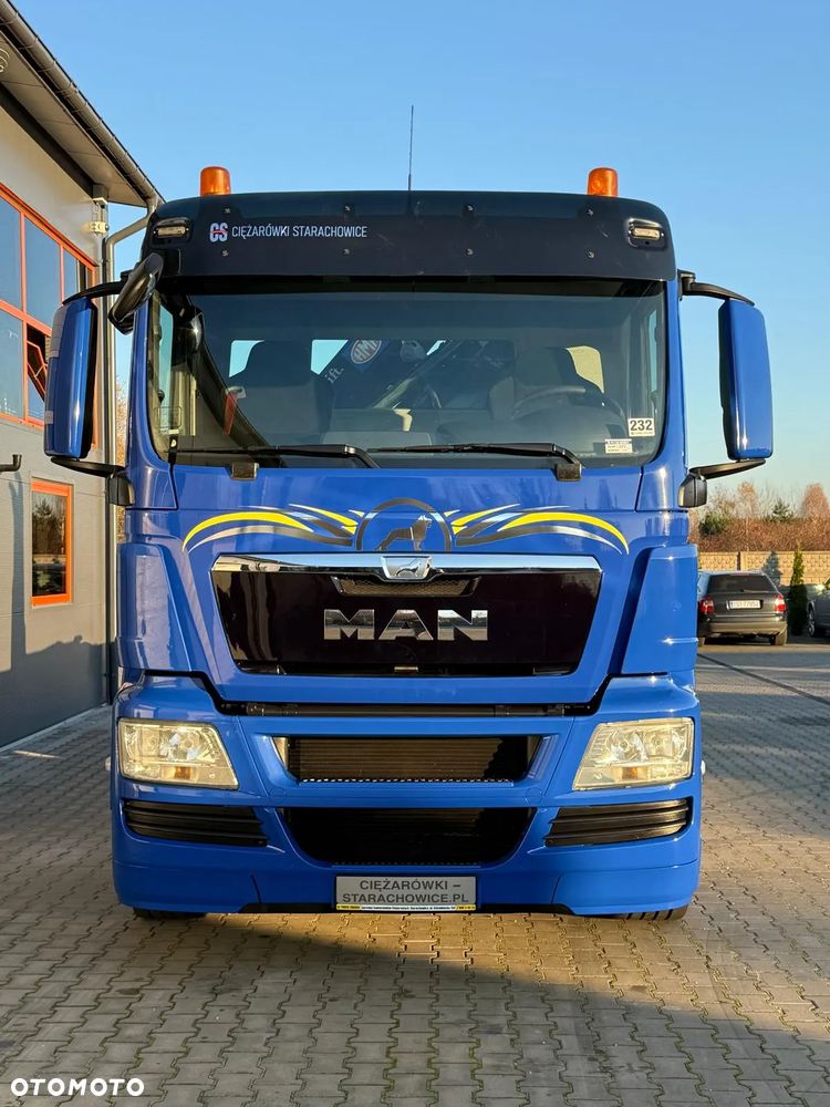 MAN TGS TGX TGM 26.360 // hakowiec // żuraw HMF 1420 K2 // 6x2 kipper crane kran żuraw dźwig - 9