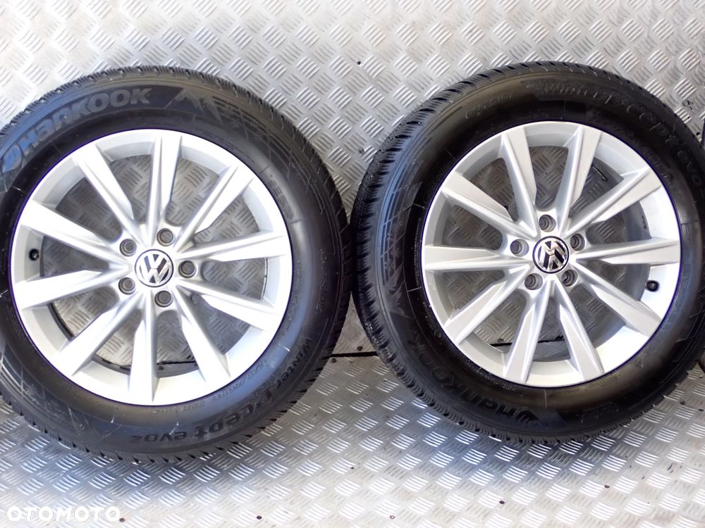KOŁA FELGI ALUMINIOWE VW 7JX17 ET 43 5X112 5N0601025 S Z OPONAMI ZIMA 235/55/17 - 2