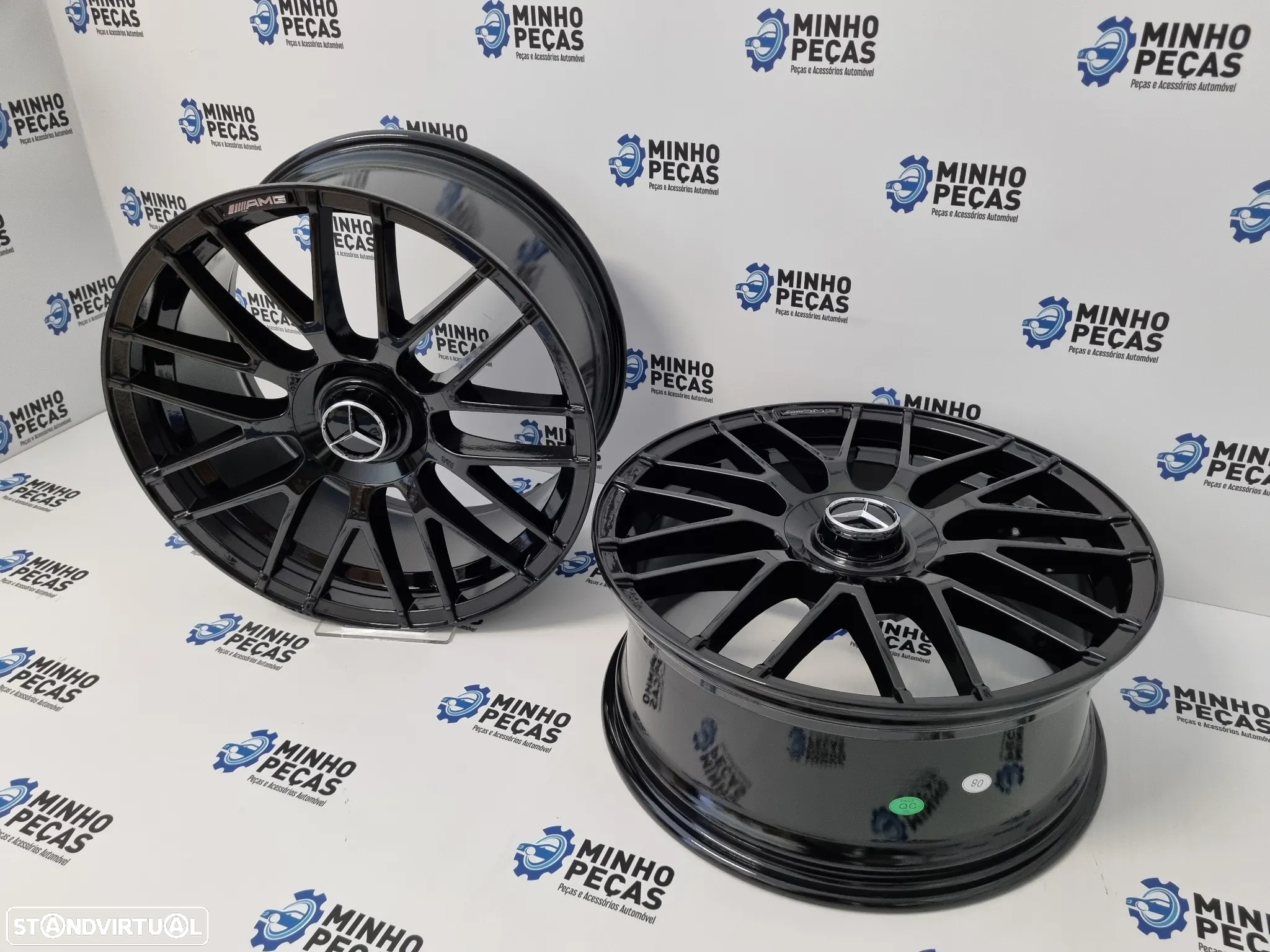Jantes Mercedes Novo (C63S) AMG em 20 Preto Brilho - 5