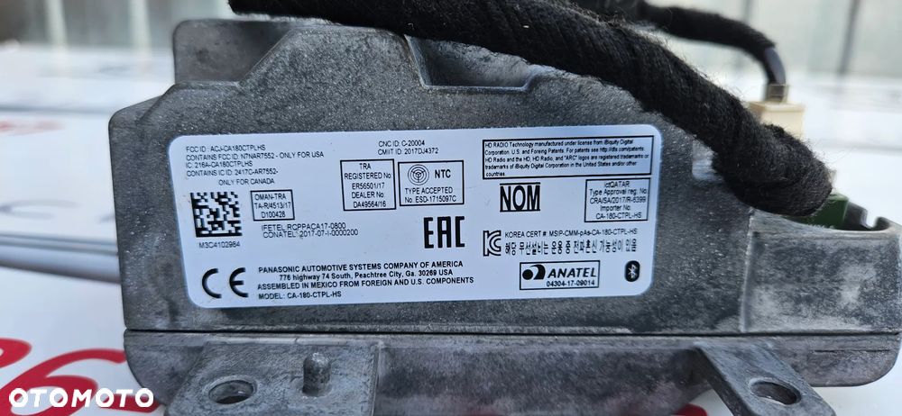 Chrysler Pacifica 2016- Radio Tuner GPS Sterownik Navi Moduł  68351931AH PANASONIC - 4