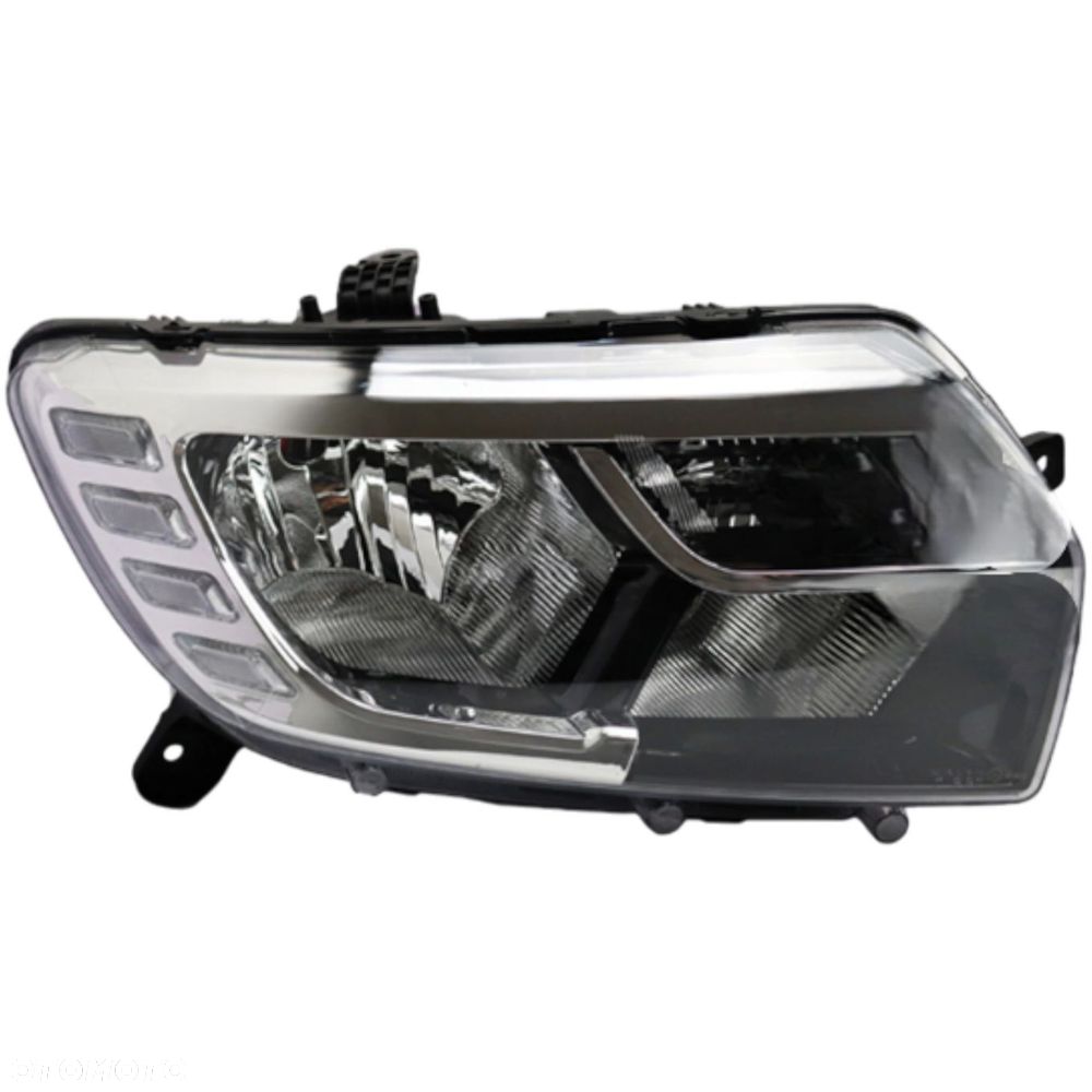DACIA SANDERO LOGAN II 2017-2021 LAMPA PRZÓD REFLEKTOR PRAWY LED 260100697R - 3
