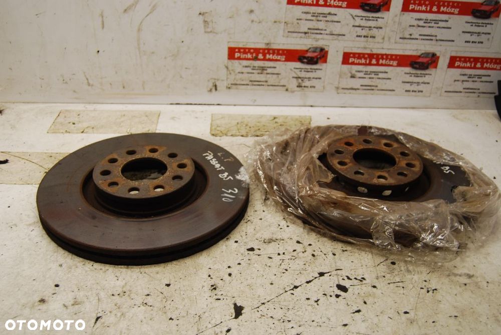 TARCZE HAMULCOWE PRZÓD PRZEDNIE JAK NOWE VW PASSAT B5 2.8 V6 310MM AUDI A6 C5 - 1