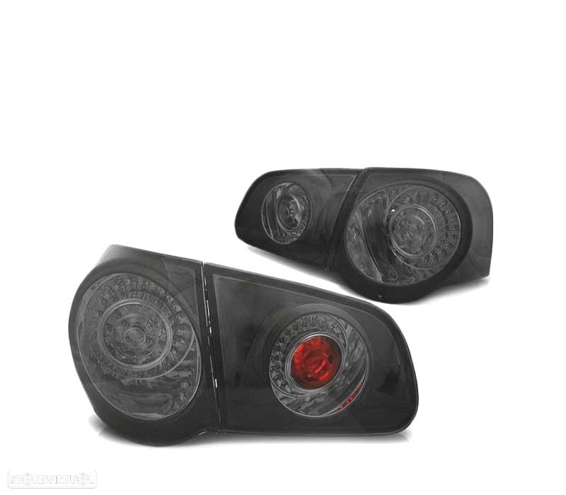 FAROLINS VOLKSWAGEN VW PASSAT B6 3C VARIANT 05-10 LED FUMADOS - 1