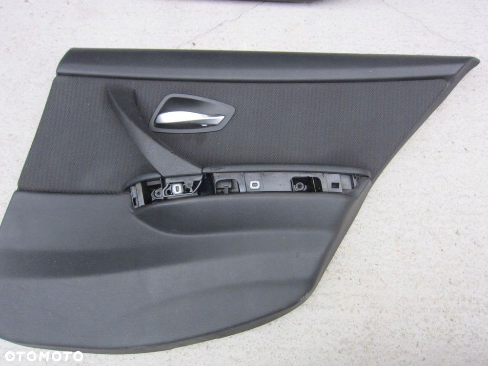 BMW 3 E90 2005-2011 FOTELE KANAPA BOCZKI SZARE MATERIAŁ TAPICERKA KOMPLET - 15