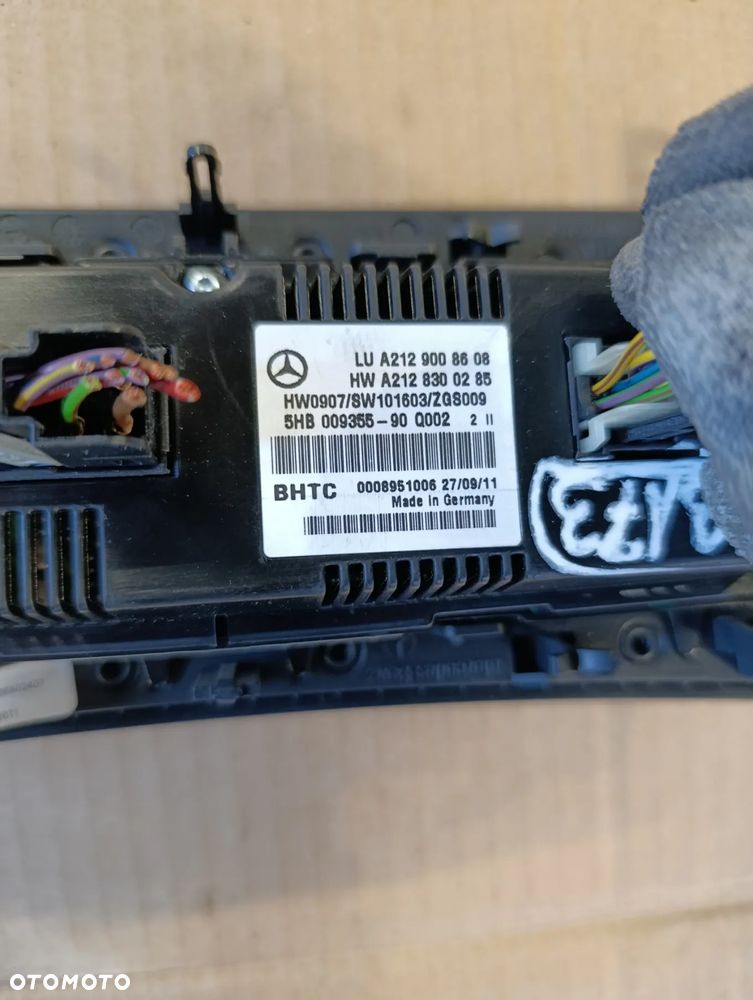MERCEDES W212 PANEL NAWIEWU KLIMATYZACJI A2129008608 - 3