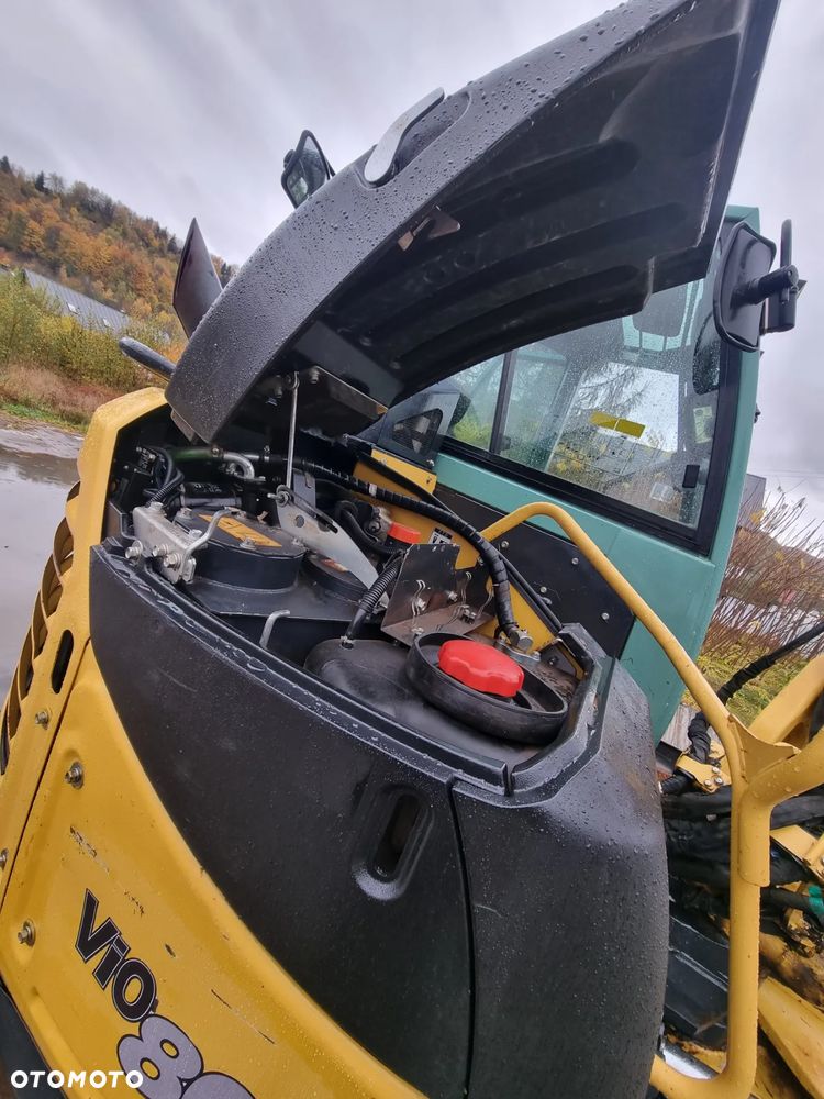 Yanmar Koparka 8,5 tony Yanmar VIO80 KILMA 2015r z Norwegii jak Nowa 2950 h Oryginał zero luzów i wycieków Klima Pompa On - 7