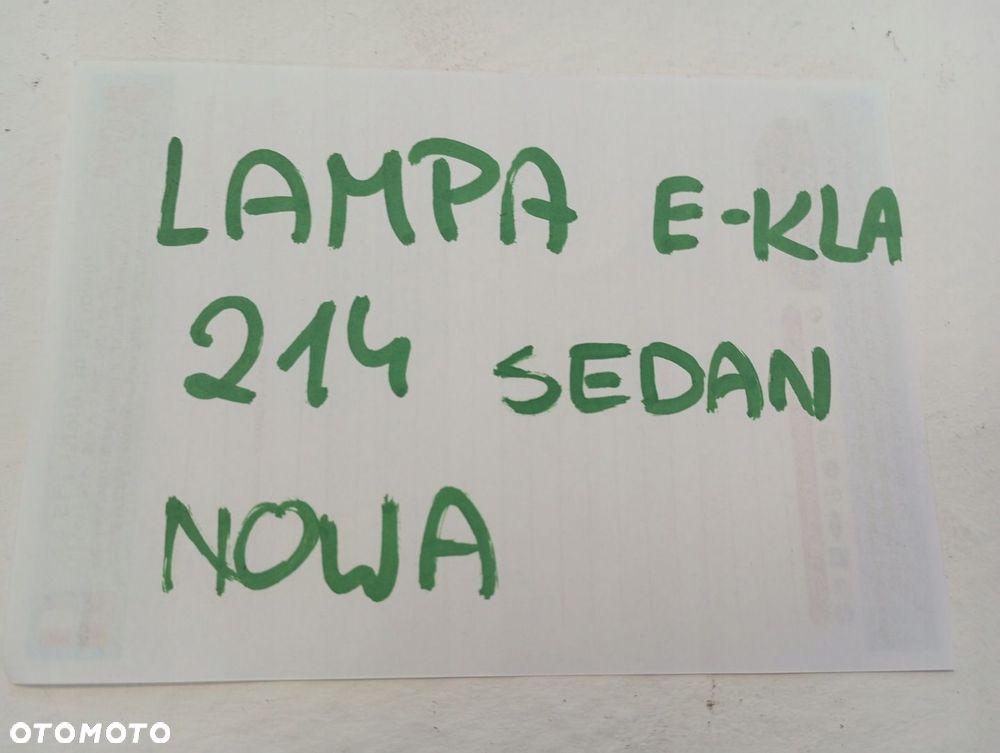 Lampa Mercedes E KLASA W214 PRAWA SEDAN A2149065502 TYŁ TYLNA - 5