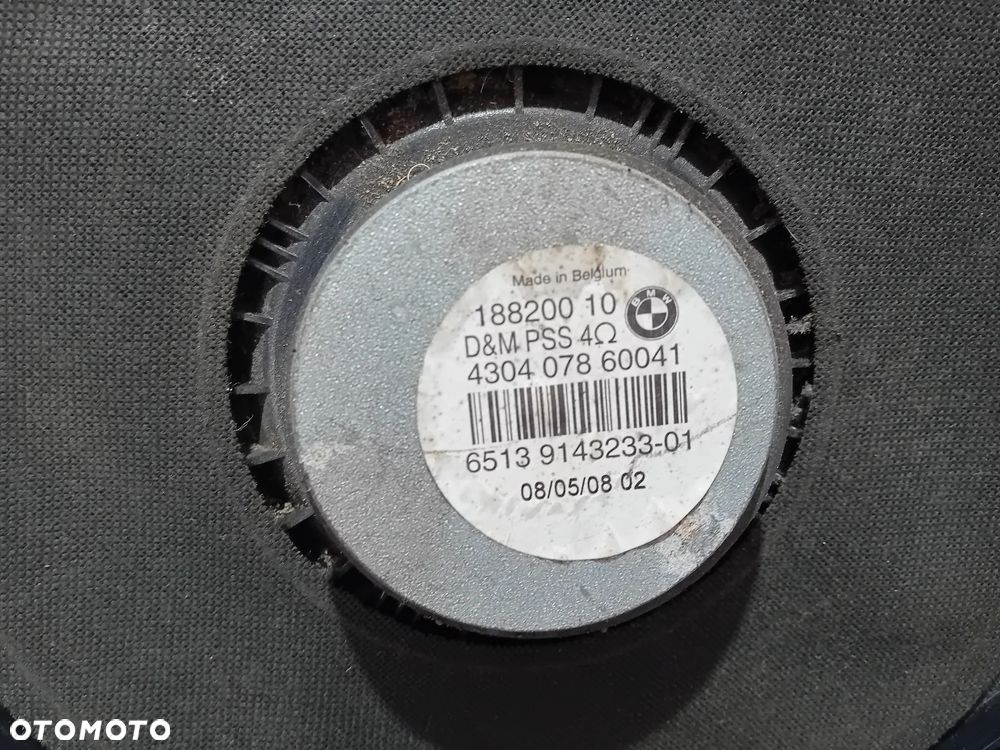 GŁOŚNIK SUBWOOFER LEWY BMW E90 R2008 NR 0741975 - 3