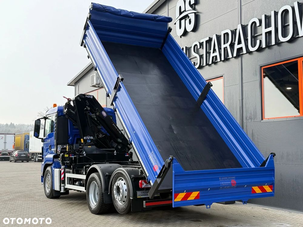 MAN TGM TGS TGX 26.360 // E5 // 6x2 6x4 // WYWROTKA 3-S // HMF 1420 K2 // kipper, krane, crane, żuraw, dźwig, wywrot - 23