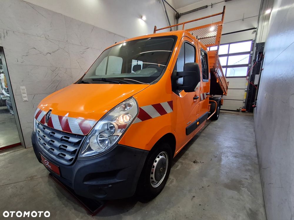Renault Master Wywrotka Kipper Doka Brygadówka Skrzynia Dubel Kabina Hak Pomarańczowy 7 Miejsc - 17