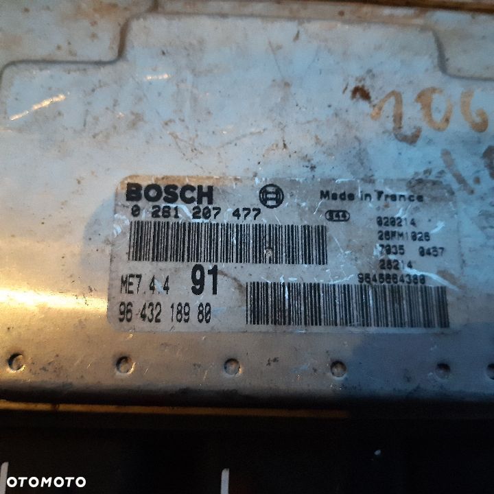 Peugeot Citroen komputer sterownik 9643218980 - 2