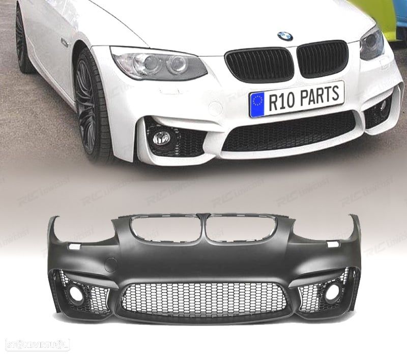 PARA-CHOQUES FRONTAL BMW E92 E93 06-10 LOOK M4 SRA GRELHAS NEVOEIRO - 1